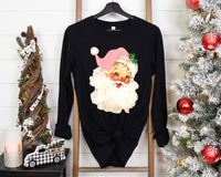 Pink Vintage Santa