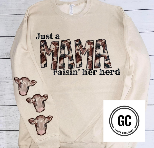 Just A Mama Raisin Her Herd